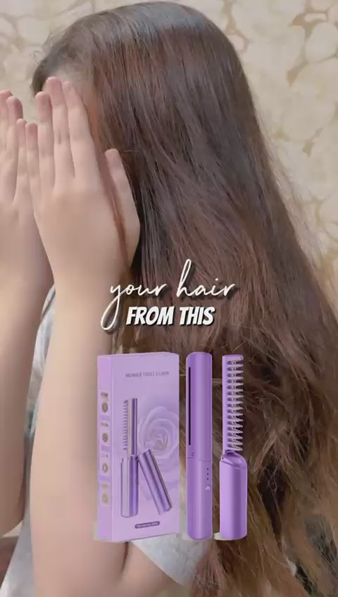 Meneflix Portable Mini Hair Straightener